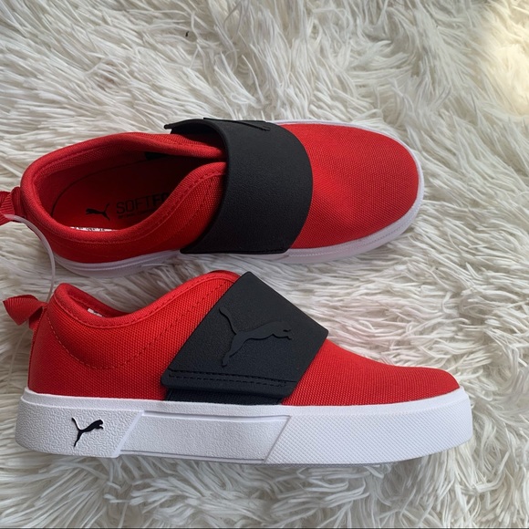 PUMA child El Rey 2 Slip on Sneaker, High Risk Red-puma B, 13 Little Kid - Picture 2 of 10